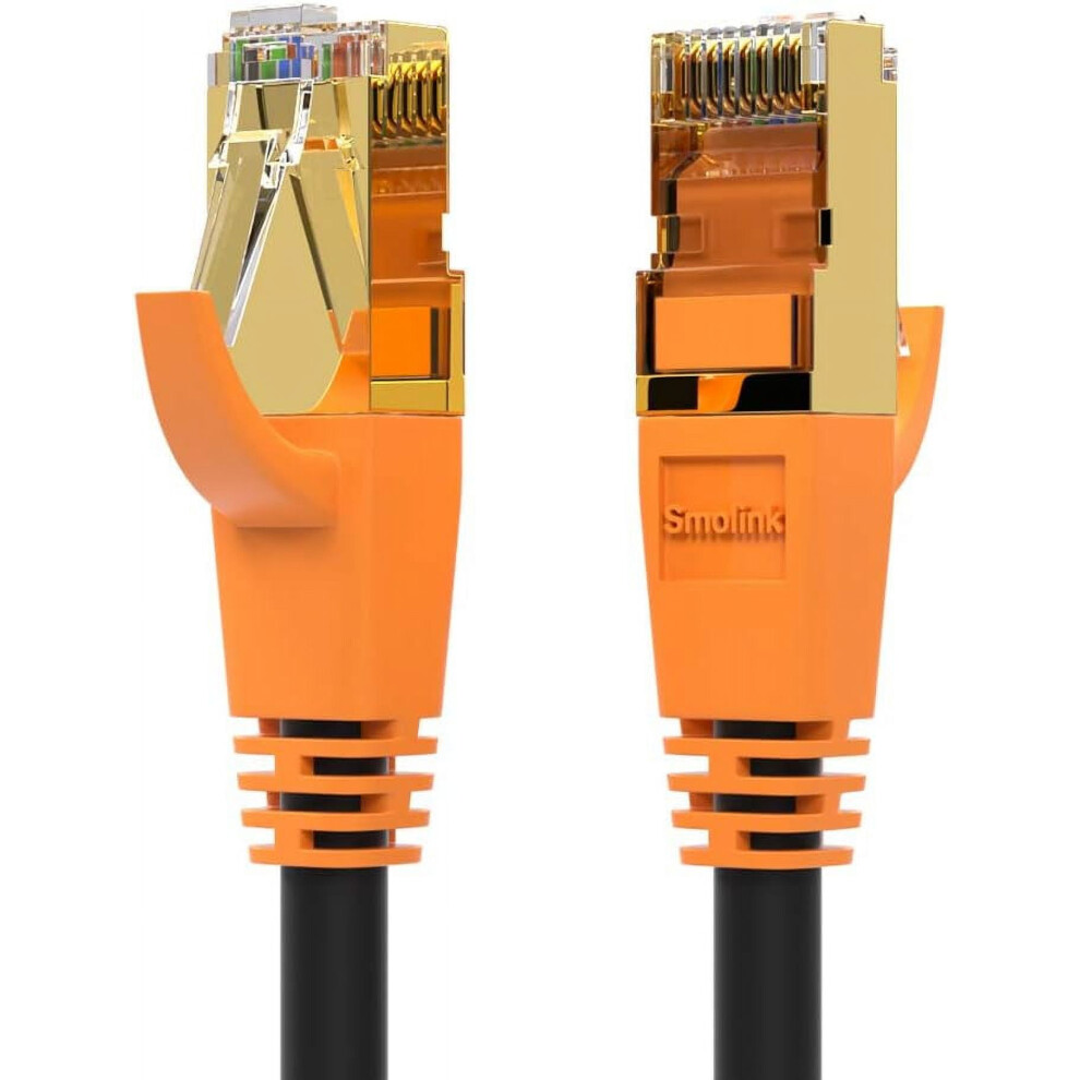 Cat 8 Ethernet Cable 10 Ft 40Gbps -Plated Shielded Gold 9336866023626