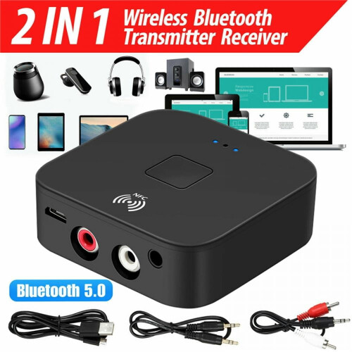 Ασύρματος προσαρμογέας Bluetooth NFC Δέκτης Bluetooth Λειτουργεί με Smartphones και Tablets για 1