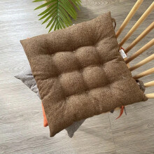 Comfortabel stoelkussen met strikjes, machinewasbaar, 45x45 cm, 1/4 set