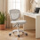 Homcom HOMCOM Armless Office Chair with Mesh Back, Grey 1
