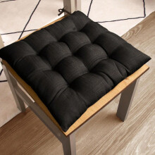 Comfortabel stoelkussen met strikjes, machinewasbaar, 45x45 cm, 1/4 set