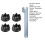Hariumiu Mixer Coupler Replacement1Set with Keyner Tool Kit for Blender Ksb5wh Ksb5Ksb3Compatible with 5