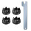 Hariumiu Mixer Coupler Replacement1Set with Keyner Tool Kit for Blender Ksb5wh Ksb5Ksb3Compatible with 1
