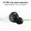 Ασύρματα ακουστικά Bluetooth Cterwk Smart Touch, αδιάβροχα ακουστικά με μείωση θορύβου και 4