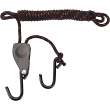 Amarres de cuerda de 3 metros (9,8 pies) con polea de trinquete ajustable, colgador de cuerda con clip, correas de colgado de cuerda ajustables (12,4