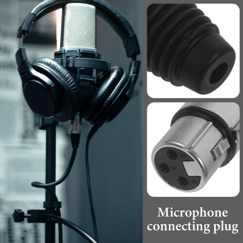 Lot de 2 connecteurs XLR à trois broches pour microphone de remplacement 1