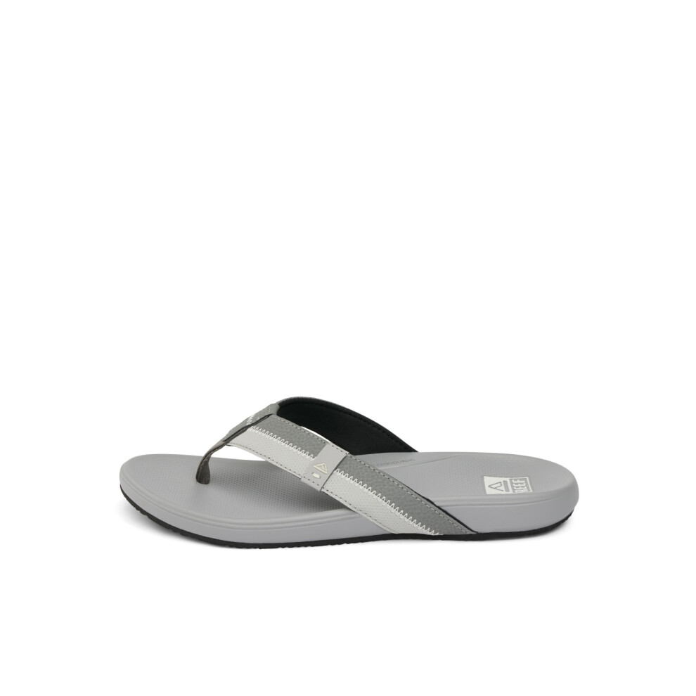 Reef (11 Uk, Grey/Grey) Mens Cushion Phantom 2.0 Summer Beach Sandals Thongs Flip Flops