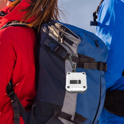 Θήκη husxh Lock για συμβατότητα με AirPods4, Ολόσωμη αντικραδασμική προστατευτική θήκη με 2