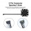Hot End-Ventilator voor  P2S 3D-Printer, Vervangende Koelventilator 5V 0,45A 15000 Tpm 8