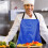 Dishwashing Apron Waterproof Polyester Fabric One Size 6