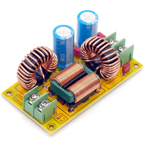 20A  LC Filter EMI Electromagnetic Interference Filter Emc Fcc High Frequency Power Filtering for 12V 24V 48V Car 1