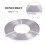 Aluminum Wire Flat Silver 5mm 10m per Roll 2