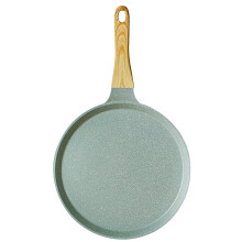 Guangmc Antihaft-Bratpfanne, Wok, Pfannenstein, Rührpfanne, Topf mit Griff, Kochgeschirr, 20 cm
