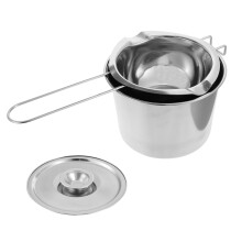 Bain-marie double en acier inoxydable Guangmc pour faire fondre le chocolat, le fromage et les bonbons - 14 cm