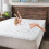 1 Quilted Fitted Mattress Protector Soft Thick Silent Machine Wash 105 cm x 190/200 cm 4