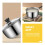 Non-stick milk pot kitchen saucepan 1.5L 6