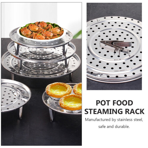 Stainless Steel Steamer Rack for Vegetables 2 Pcs 2