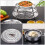 Stainless Steel Steamer Rack for Vegetables 2 Pcs 4