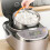 Stainless Steel Rice Steamer with Silicone Basket 4
