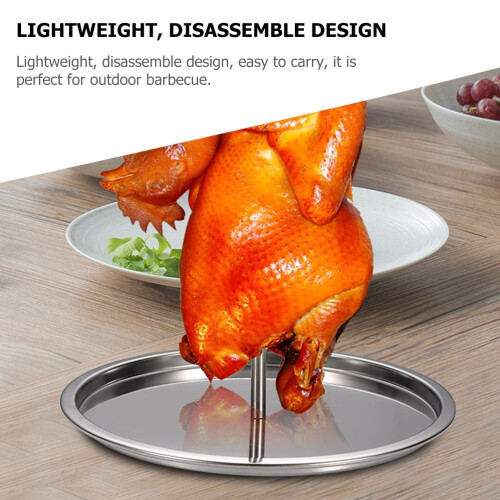 Stainless Steel Chicken Rack for Grilling and Roasting 2 Pcs 2