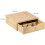 Bamboo Coffee Capsule Storage Drawer Organizer for Kitchen Office 30cm 3