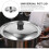 Metal Pan Lid Universal Stainless Steel Replacement Cover 5