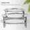 Stainless Steel Steamer Rack Set 3 pcs Large Medium Small 2