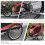 Reboque vermelho para bicicleta para cães com bandeira e refletores. 8