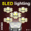 Φορητός φακός LED Donemore, 5 λειτουργίες, εξαιρετικά φωτεινή επαναφορτιζόμενη λάμπα 5