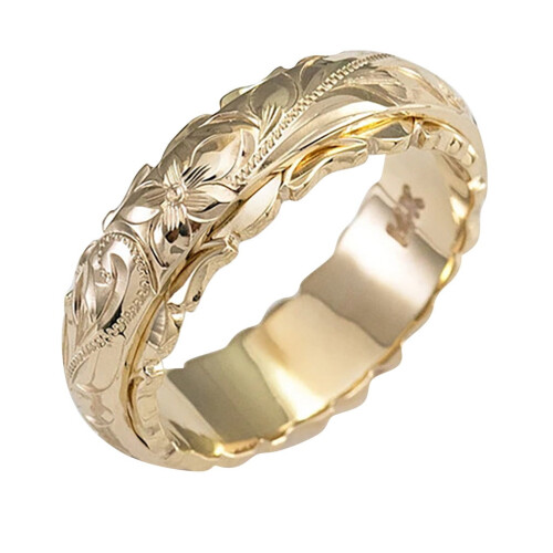 YUEHAO Silver Rings Elegant Wedding Flower Design 925
