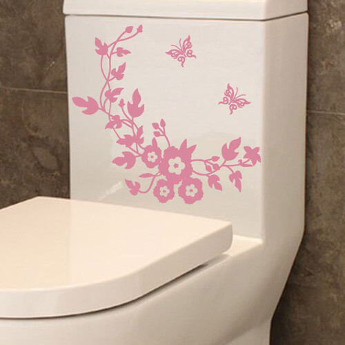 VOSS Home Decorations Αυτοκόλλητο Λουλούδι Διακόσμηση Αυτοκόλλητα Διακόσμηση Μπάνιο