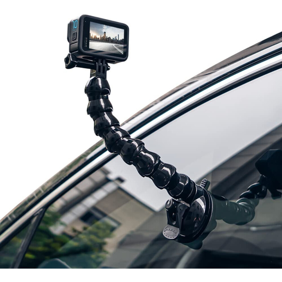 Gooseneck Suction Cup Car Mount For Gopro And Dji Cameras 9336866771213