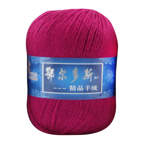 Soft yarn hand-knitted Mongolian wool thread 1 pc