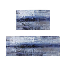 YUEHAO kitchen rug set anti-fatigue non-slip 2 pcs