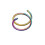 Nose Ring for Piercing Spiral Hoop Multicolor 1pc 2