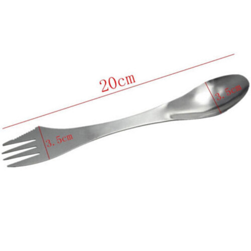 YUEHAO Titanium Spork Fork Spoon Combo 2 Pieces 2