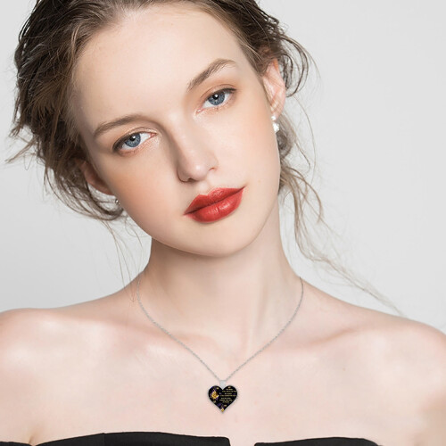 Infinity Heart Birthstone Necklace S925 Sterling Silver 1