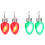 LED Christmas Tree Earrings Light-Up Bulb 1 Pair 8