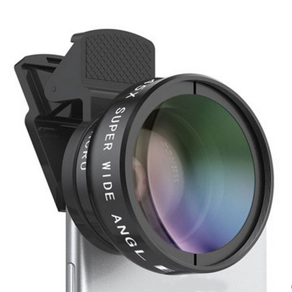 Phone Camera Lens Kit Macro And Wide Angle Clip-On For 917087549820