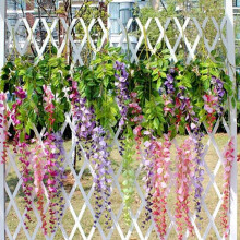 Wisteria Flower Garland Artificial 6 pcs