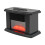 Electric Fireplace Heater 1000W Standing Black 3D Flame 1