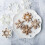 Snowflake Cookie Cutter Plastic Christmas DIY 1 Piece 1