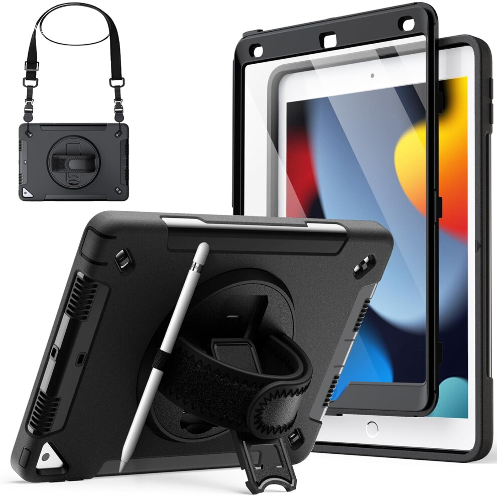 Ipad 10.2-Inch Case With Built-In Screen Protector 917087552585