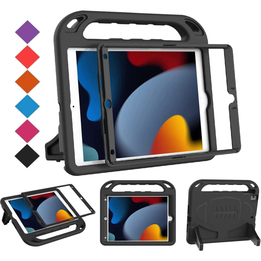 Kids Ipad Case For 10.2-Inch 7Thâ10Th Gen With Built-In 917087553612
