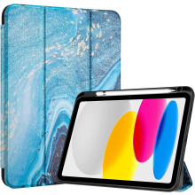 Compatibel met iPad 10e generatie hoesje 2022, Pencil-houder, compatibel met iPad 10 hoesje, cover voor iPad 10.9