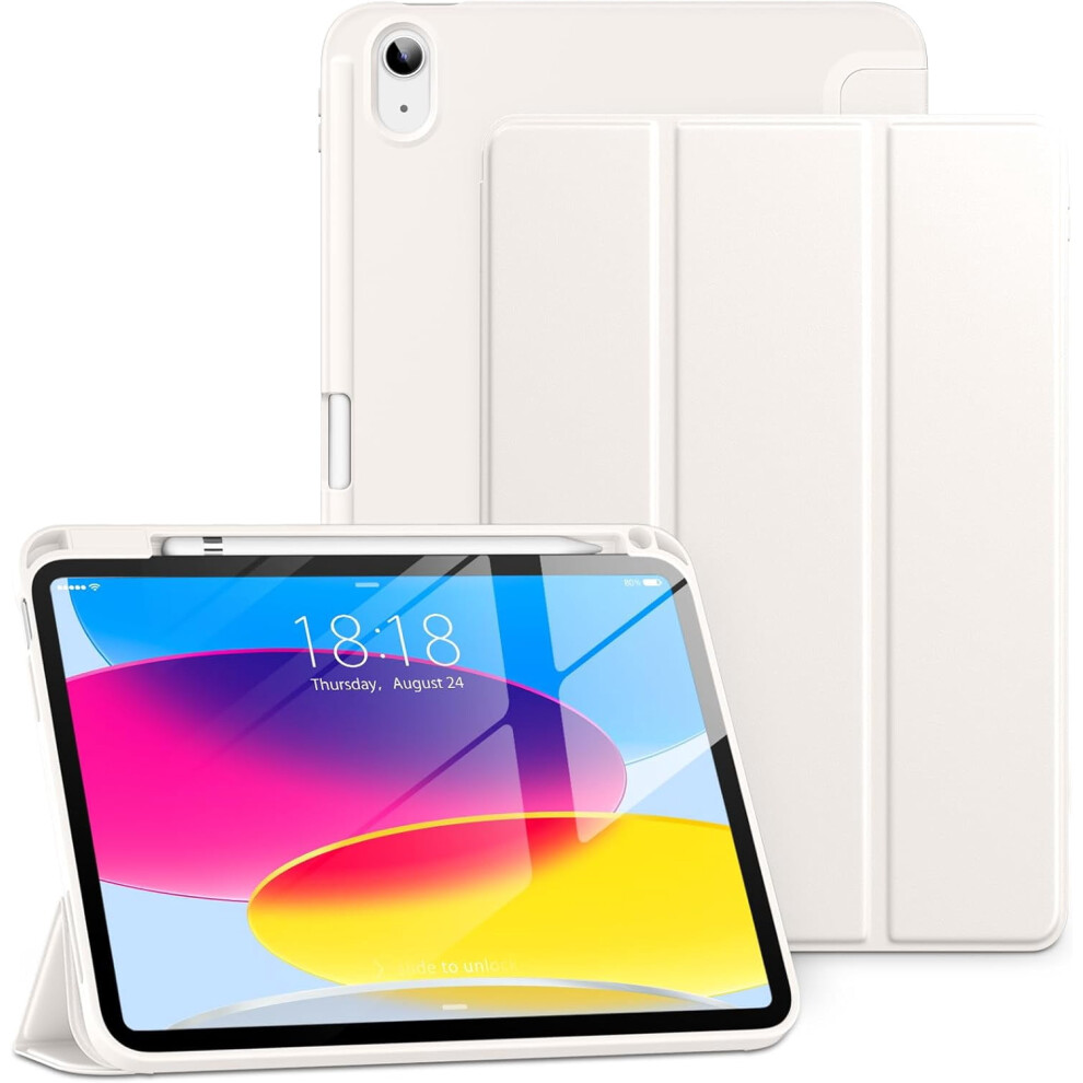 Ipad 10Th Gen Case 10.9 Inch Slim Tri-Fold Tpu Cover With 917087553926