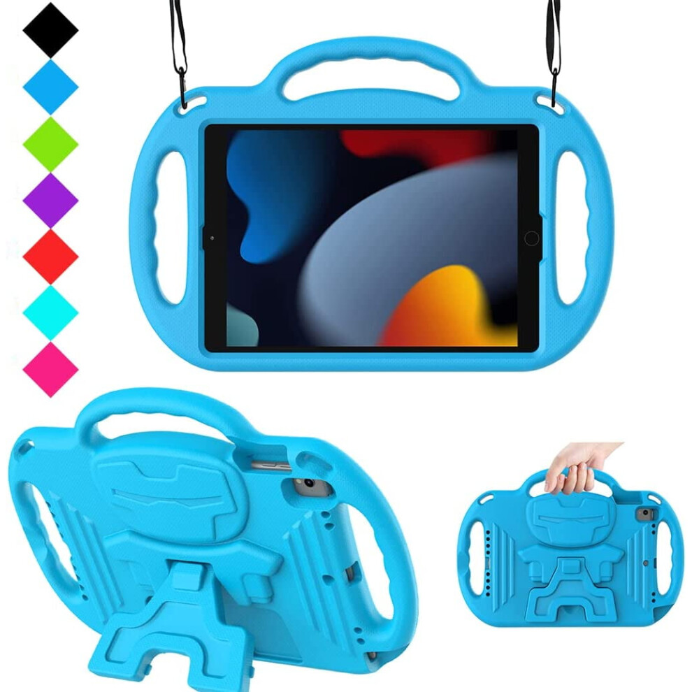 Ipad 10.2 Kids Case Shockproof With Shoulder Strap 917087554022