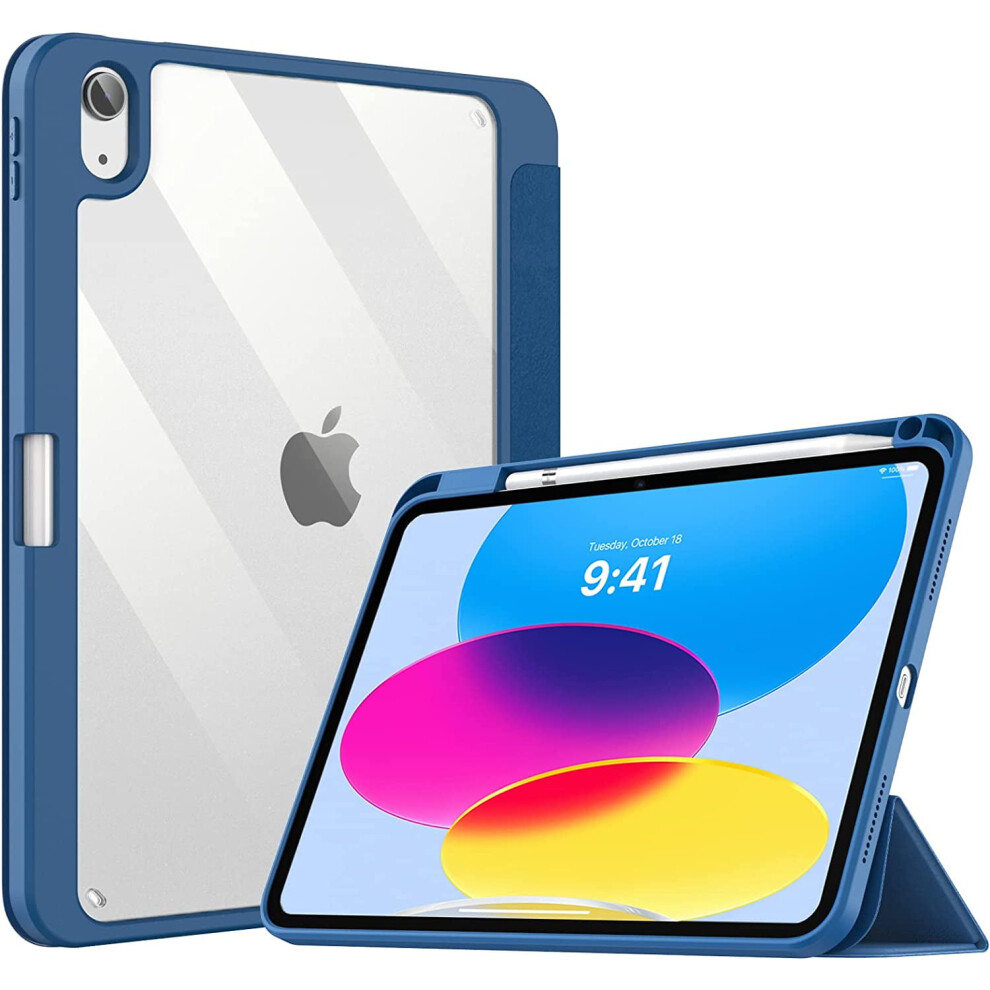 Ipad 10Th Gen 2022 Case With Pencil Holder And Tri-Fold 917087554985