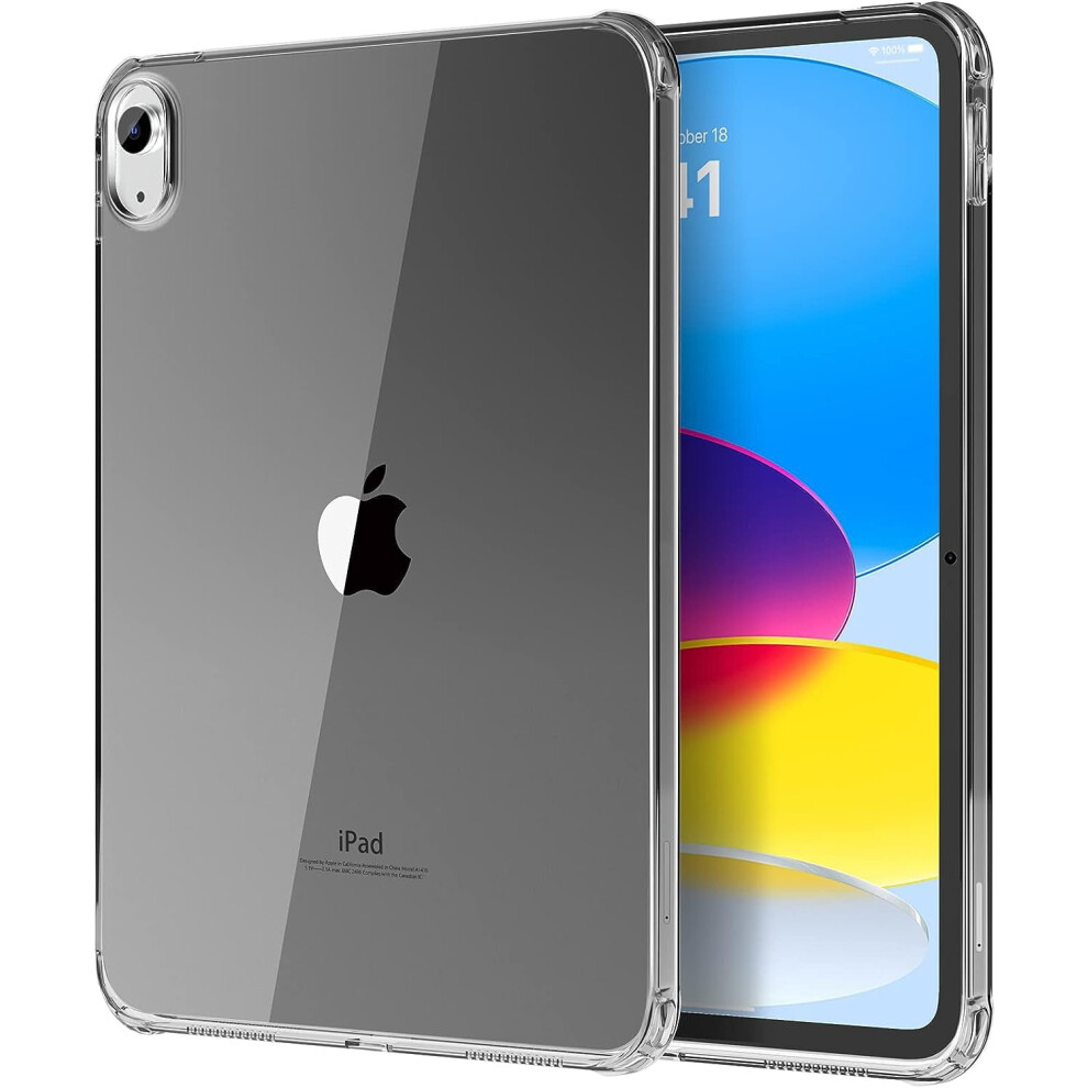 Ipad 10Th Gen Clear Case, Slim Soft Tpu Shockproof 917087555203