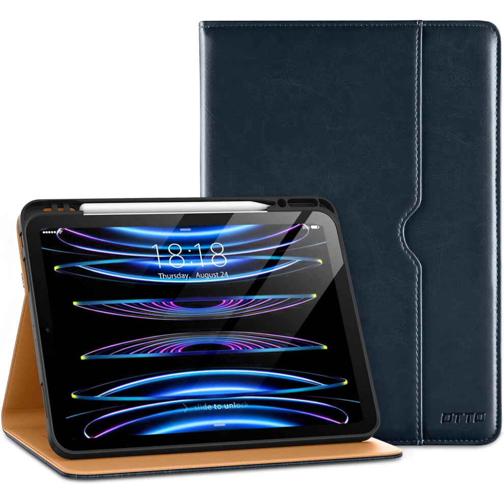 Dtto Ipad Pro 12.9 Inch Leather Folio Case For 3Rdâ6Th Gen 917087555579